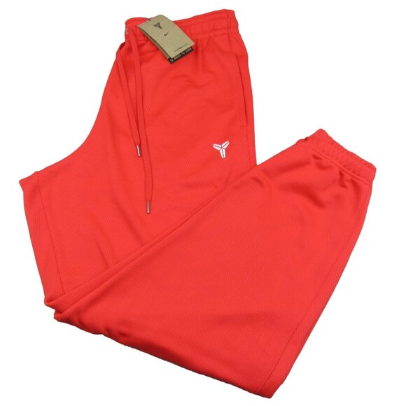 Nike Kobe Therma-FIT Basketball Pants Mens Size Large Crimson NEW - Picture 1 of 13